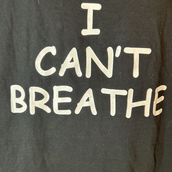 I Cant Breath T Shirt 3Xl Black - Picture 3 of 5